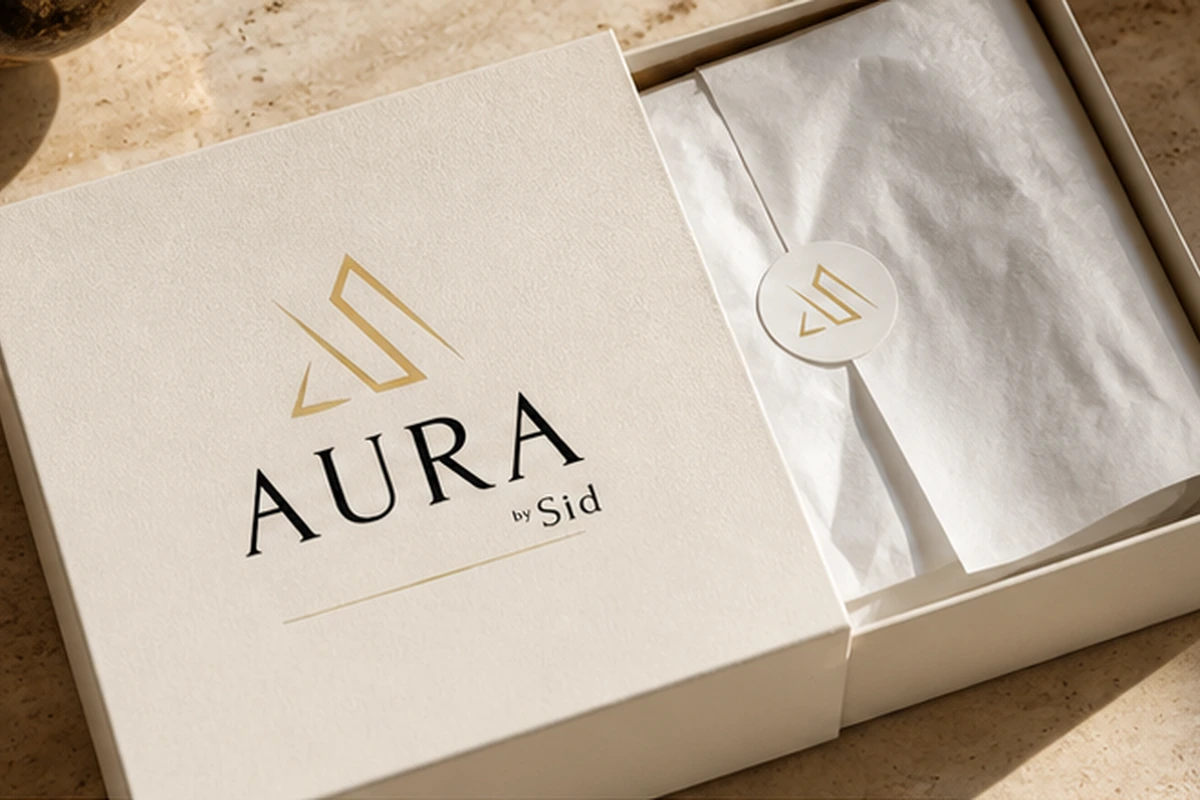 AURA by Sid premium packaging