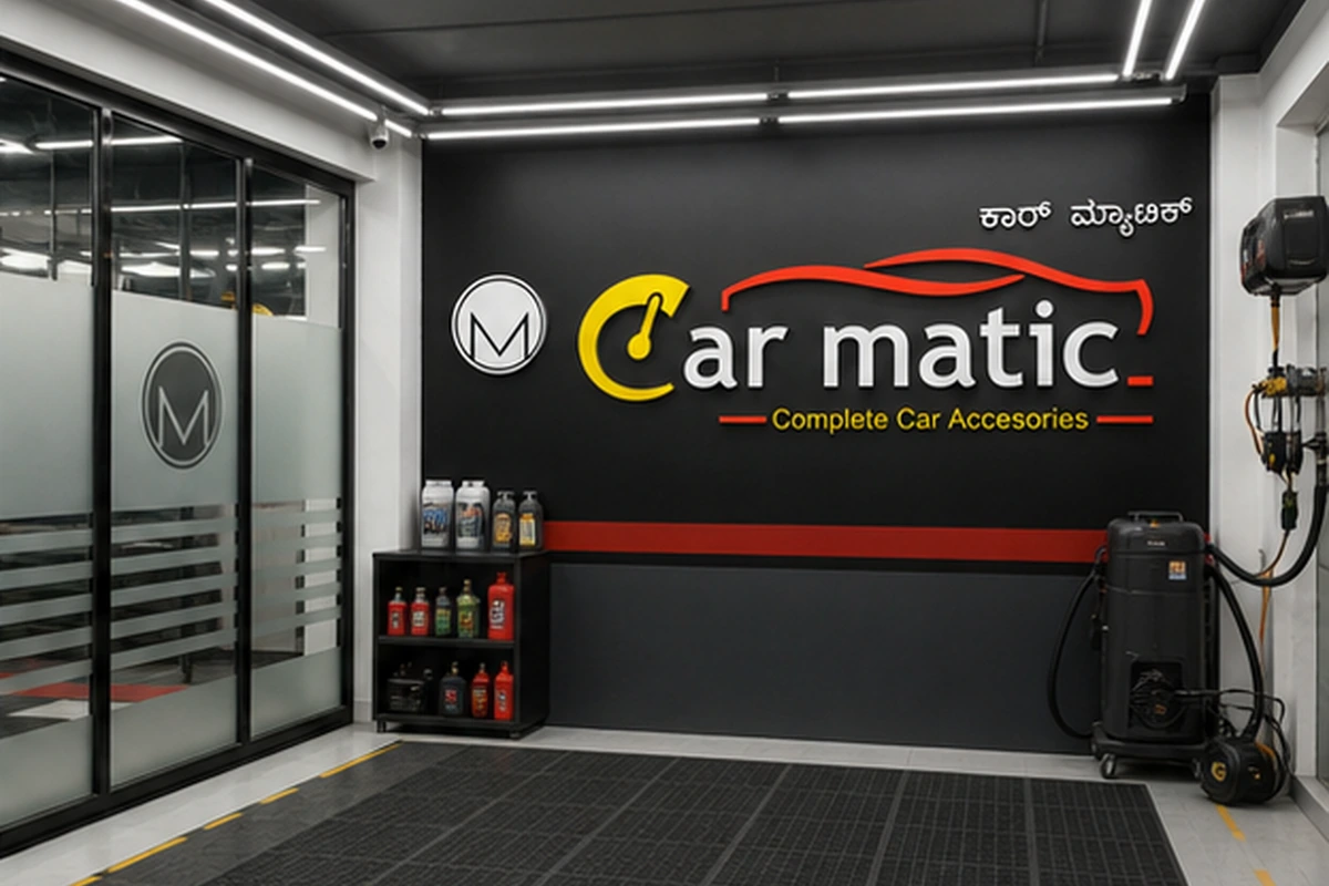 Car Matic shop window graphics