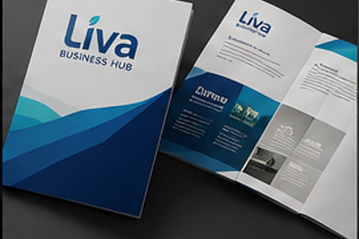 Liva Business Hub brochure and presentation collateral