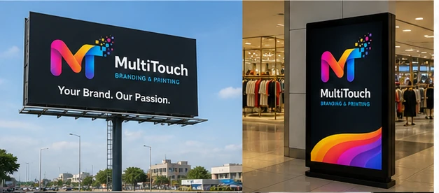 Outdoor food advertising panel