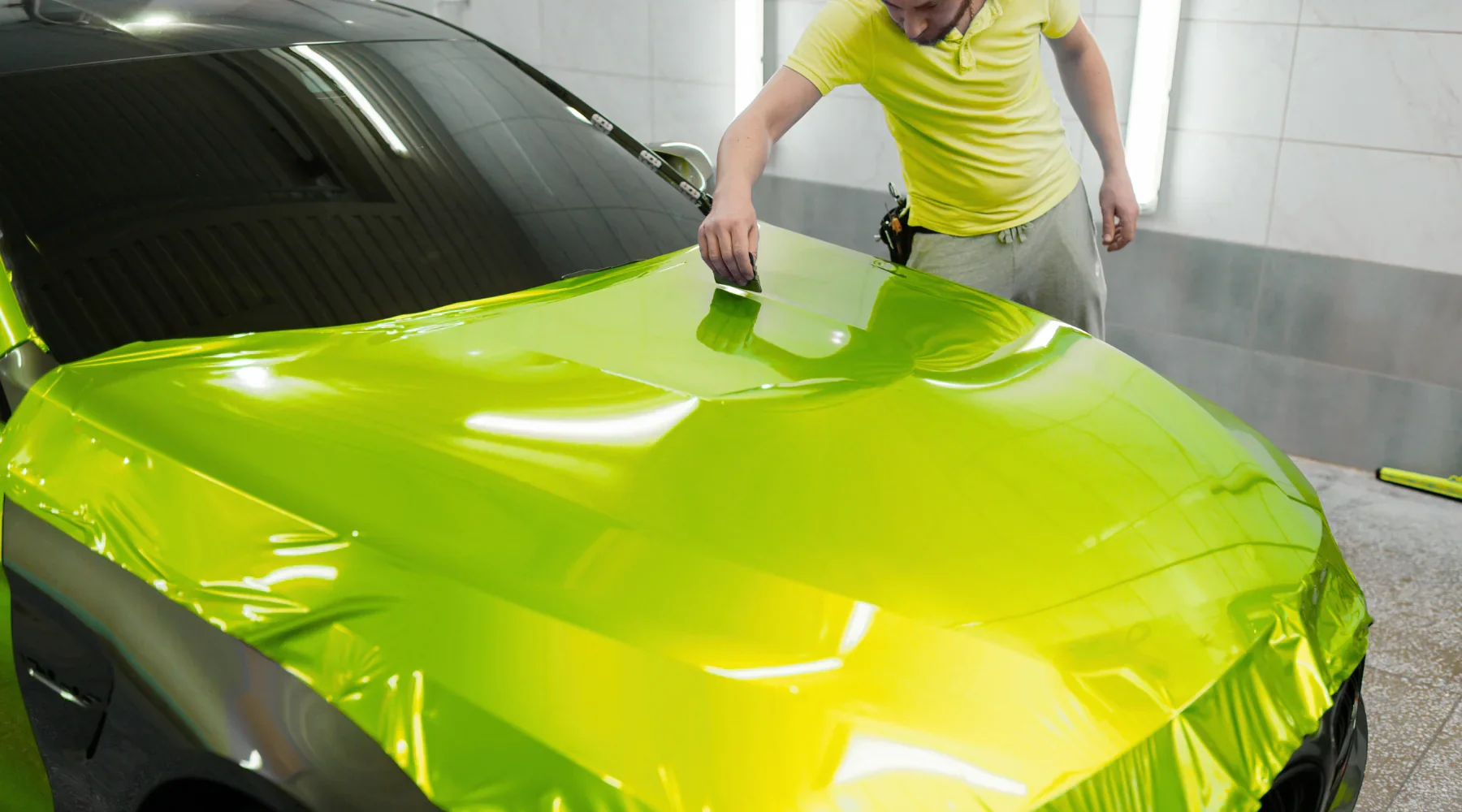 Branded vehicle wrap
